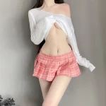 Off-Shoulder Student Roleplay Set