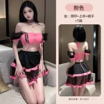 Pink Mesh Maid Princess Costume