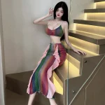 Colorful Mermaid Roleplay Maxi Dress