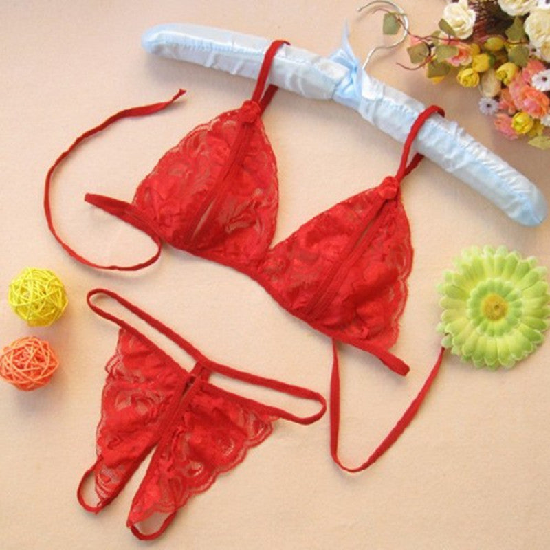 Floral Embroidered Three-Piece Lingerie Set - product image 4