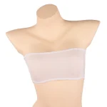 White Sheer Ice-Silk Bandeau Lingerie