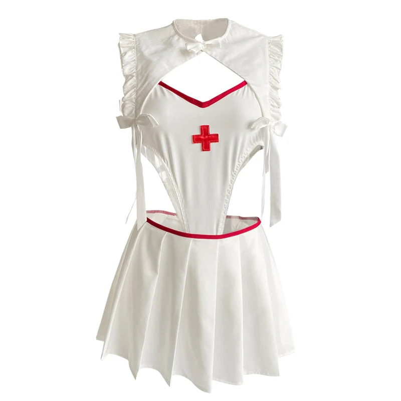 Pleated Nurse Roleplay Costume Set detail image 4