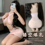Pink Secretary Roleplay Mini Dress