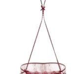 Wholesale burgundy French lace string body panty
