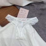 White Sheer Floral Lace Panty