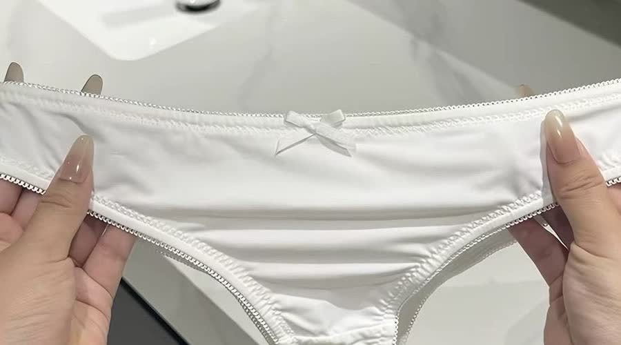 Baby Blue Seamless Bikini Panty detail image 3