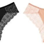 Plus-Size Lace-Back Bikini Brief