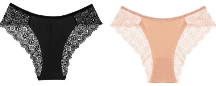 Plus-Size Lace-Back Bikini Brief detail image 3