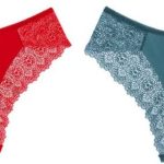 Plus-Size Lace-Back Bikini Brief