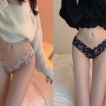 Floral Lace Bow Bikini Panty