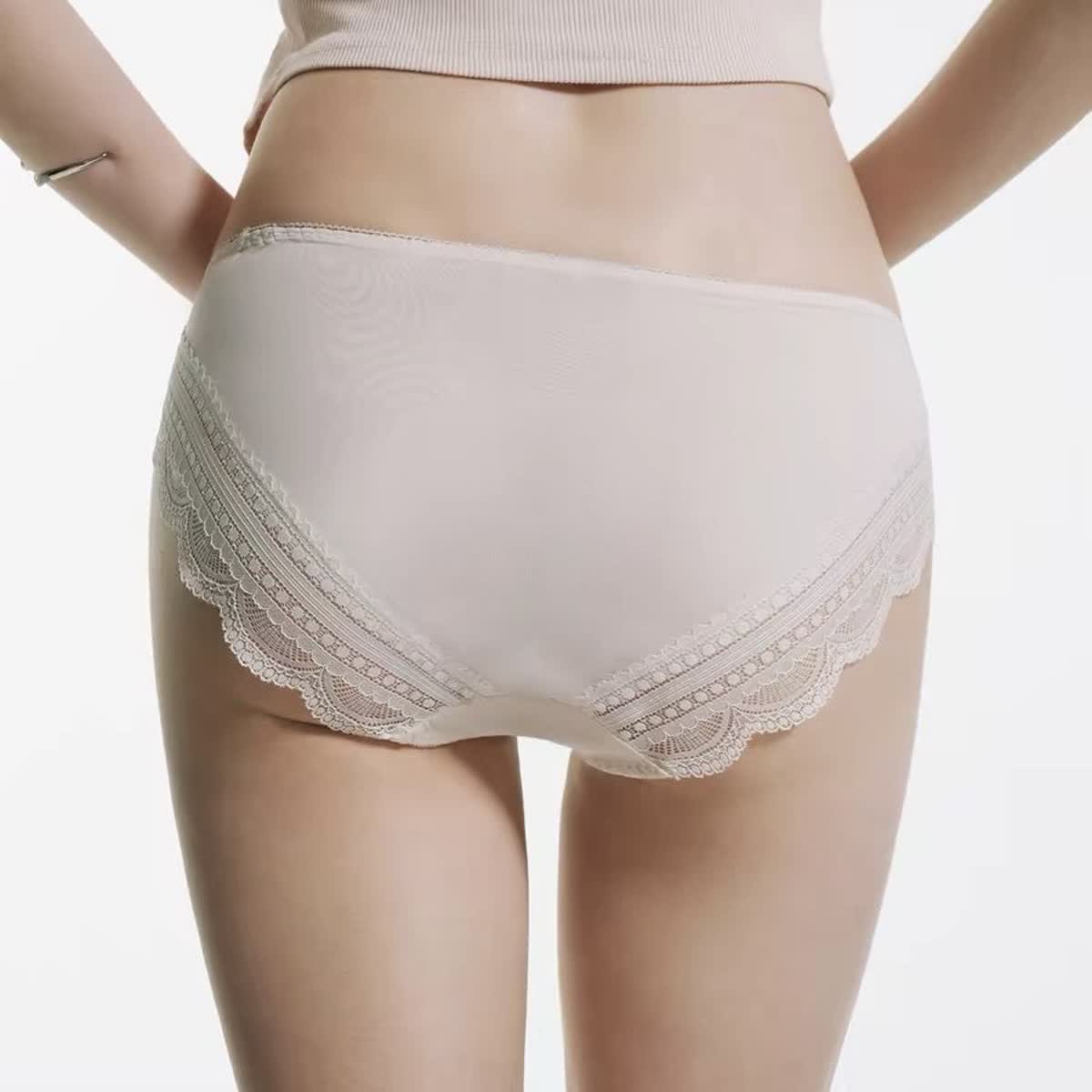 Plus-Size Lace-Back Brief detail image 2