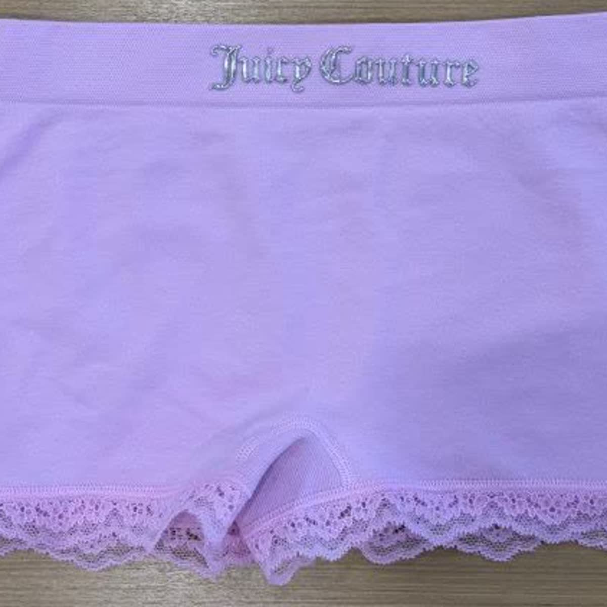 Seamless Lace-Trim Boyshort Panty detail image 4