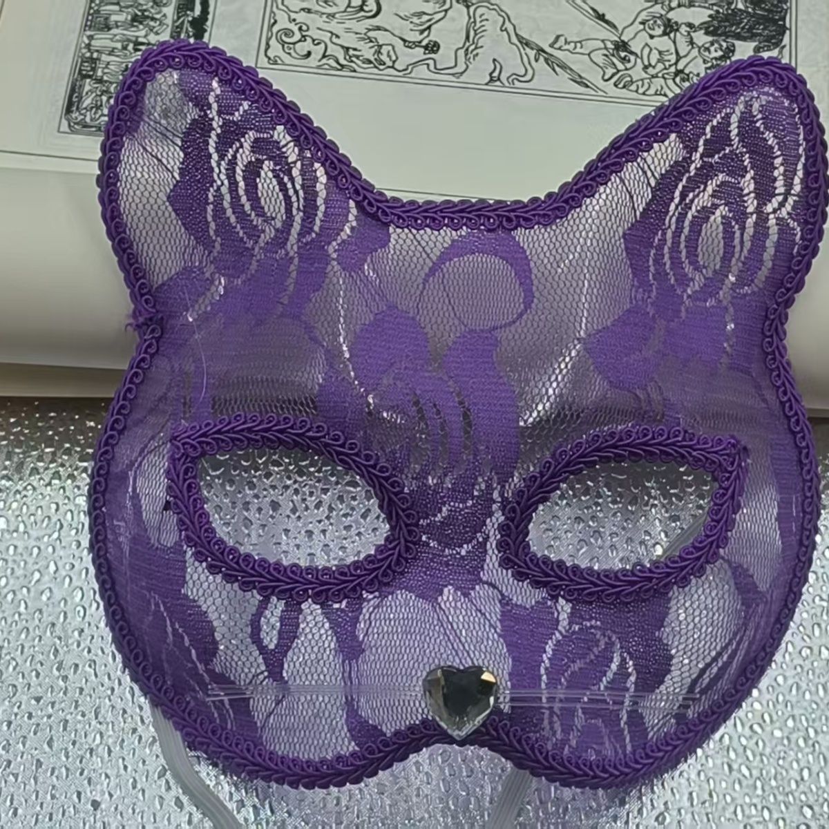 Wholesale Lace Catwoman Masquerade Mask
