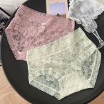 Wholesale Sheer French Lace Mid-Rise Panty
