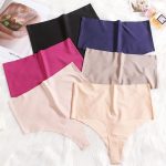 Wholesale Plus-Size High-Waist Seamless Thong Set