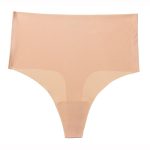 Detail view of Plus-Size High-Waist Seamless Thong Set