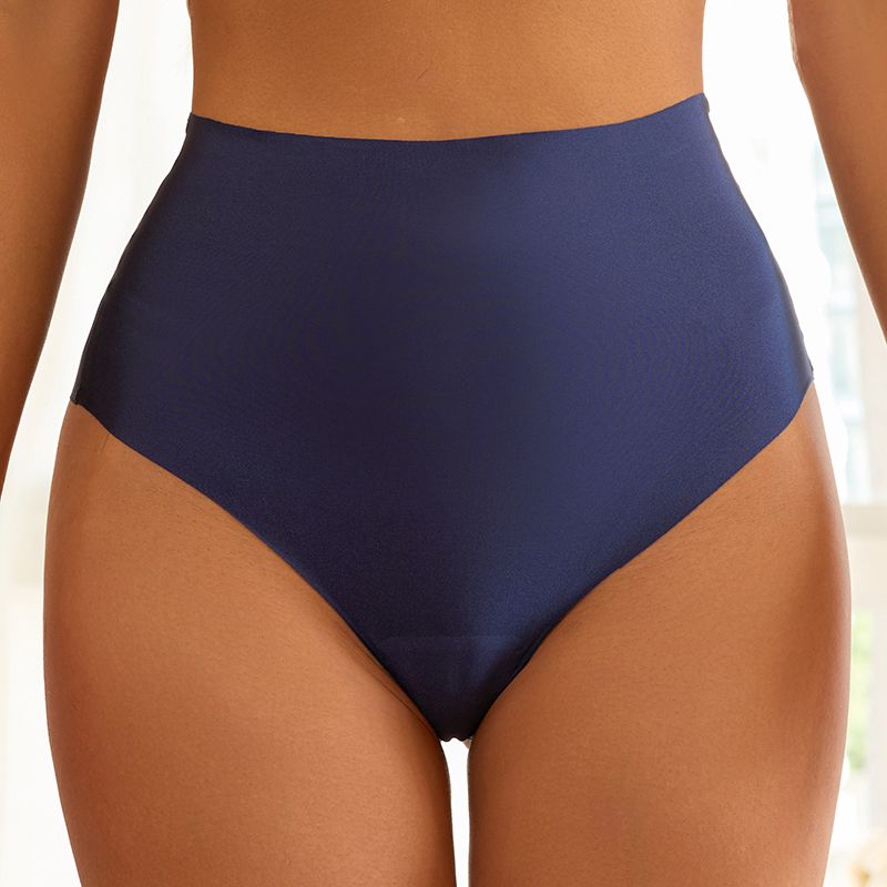 Detail view of Plus-Size High-Waist Seamless Thong Set
